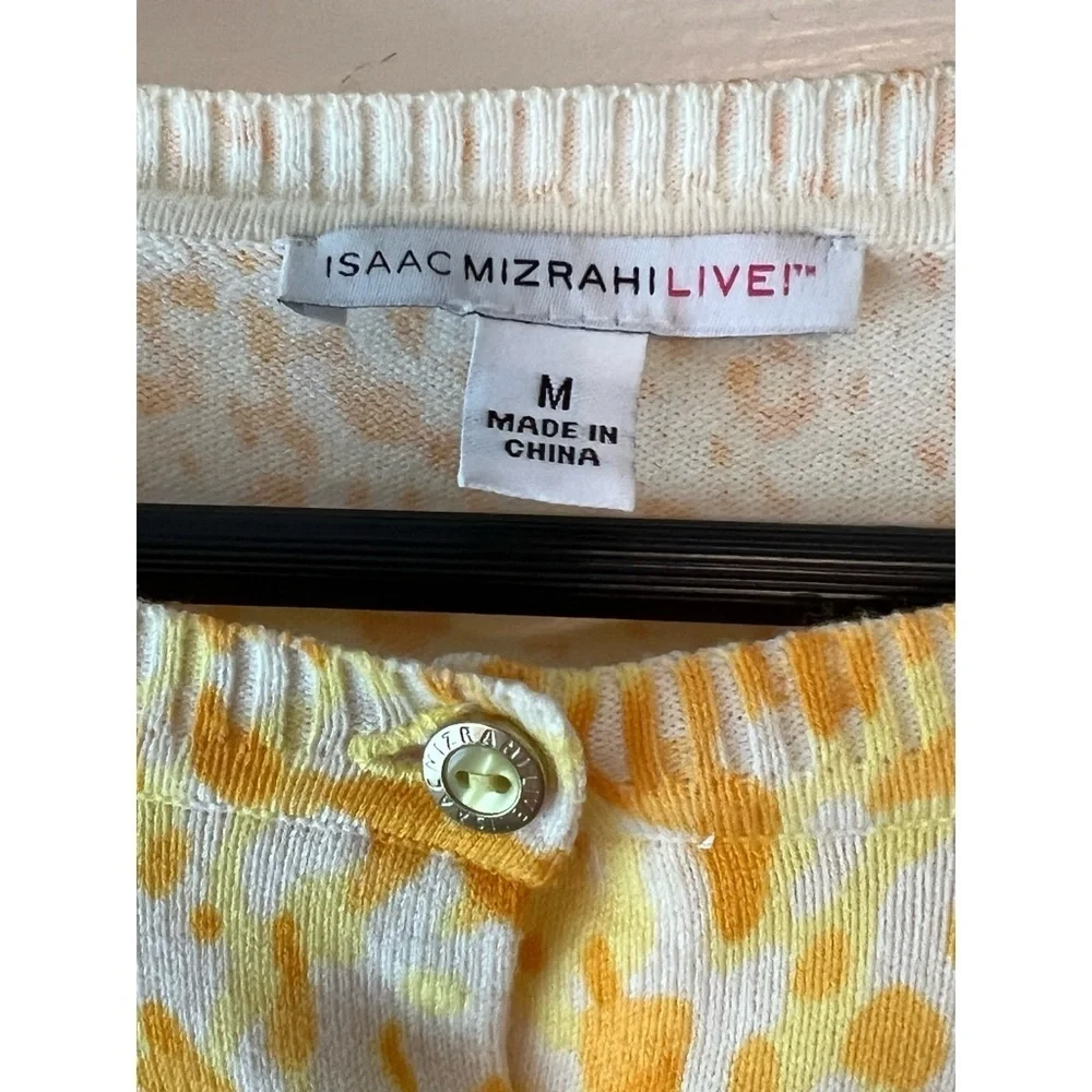 Sunshine Yellow Statement Cardigan – Cheerful Everyday Style Sweater EUC M #651